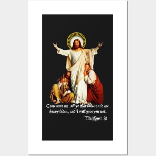 Jesus Christ Come to Me Light of the World Catholic Christian Posters and Art